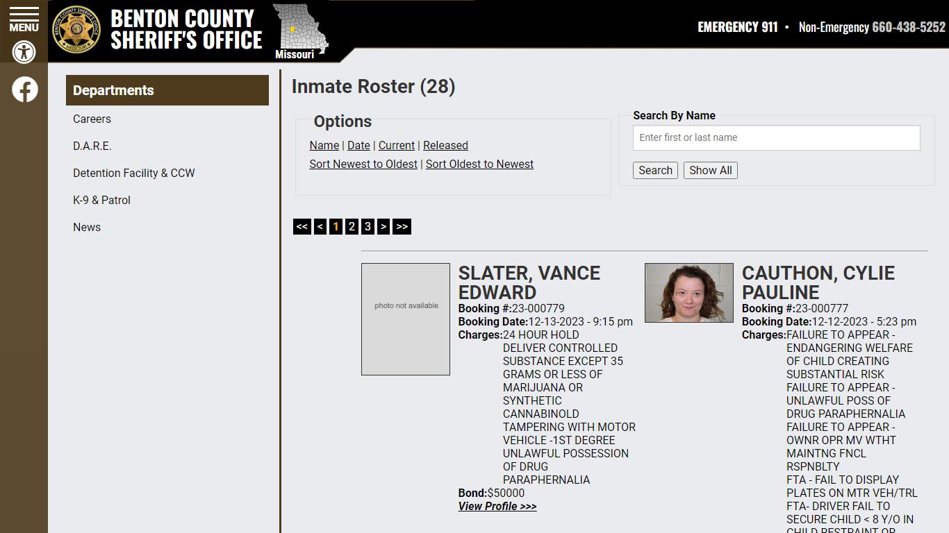 Inmate Roster - Benton County MO Sheriff’s Office